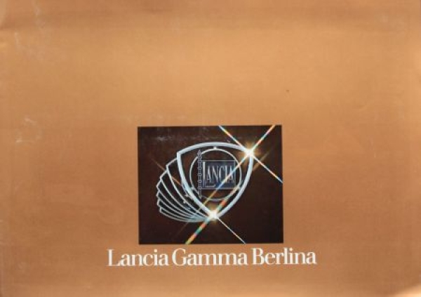 Lancia Gamma Berlina Modelprogram 1977 Carbrochure (4119)